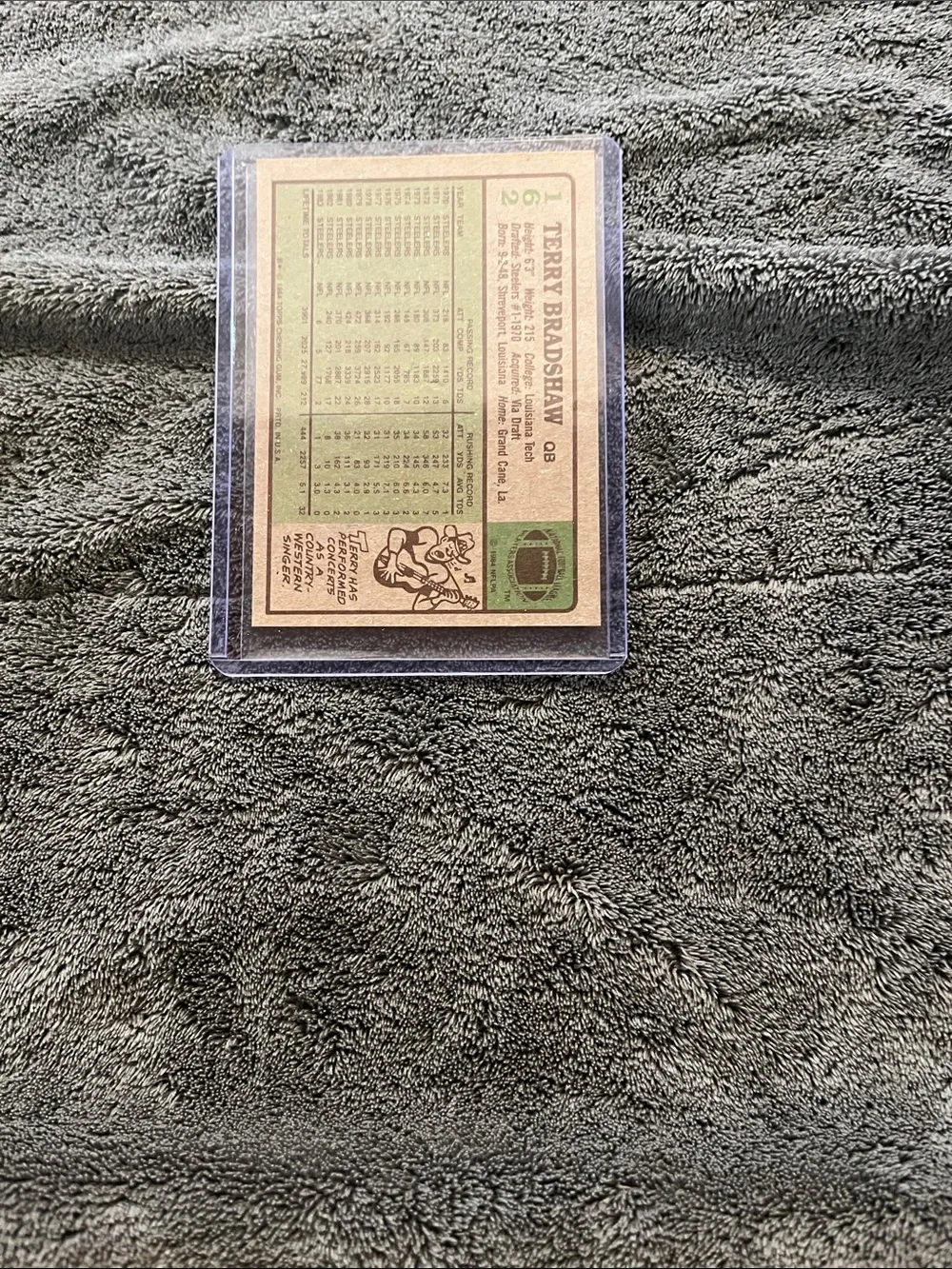 1984 Topps Terry Bradshaw #162